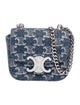 Celine Signature Denim Triomphe Claude Mini 2023