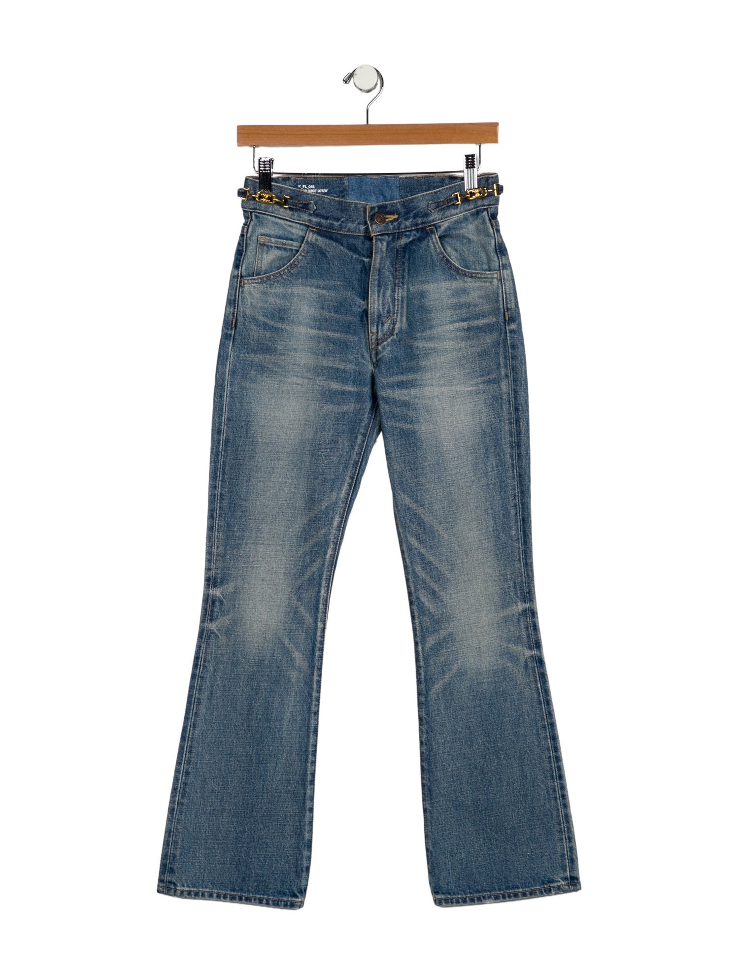 Celine Mid-Rise Straight Leg Jeans