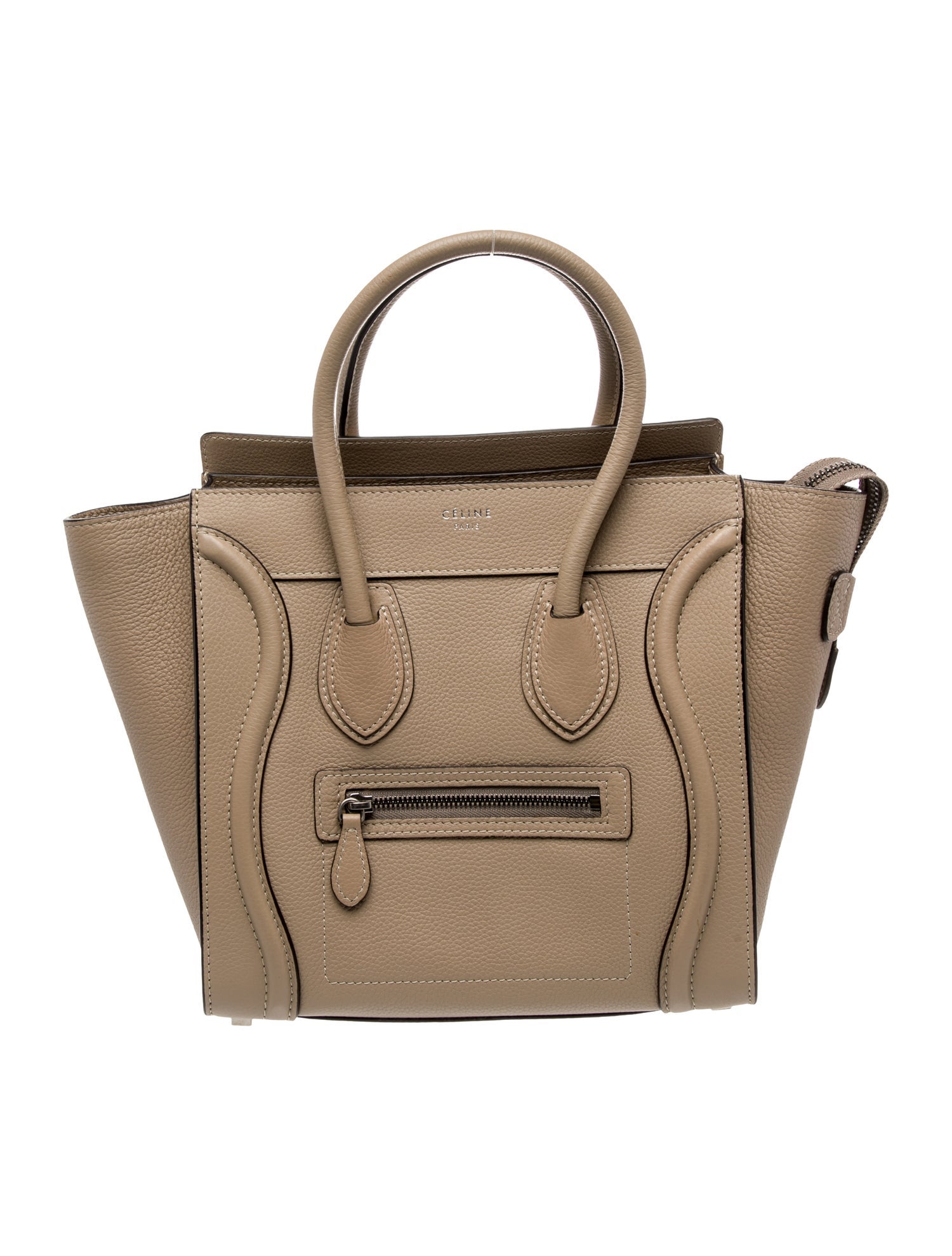 Celine Leather Luggage Micro