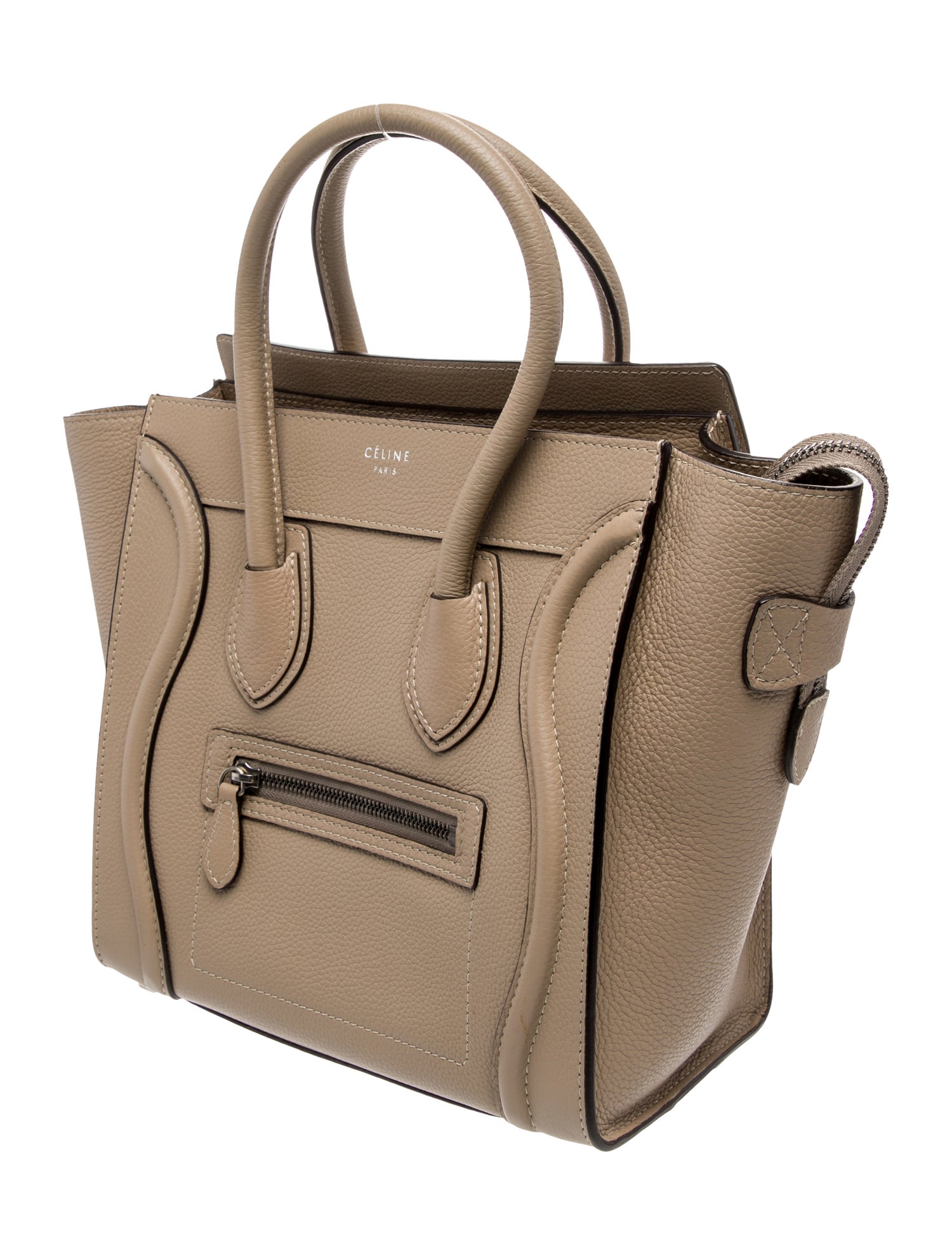 Celine Leather Luggage Micro