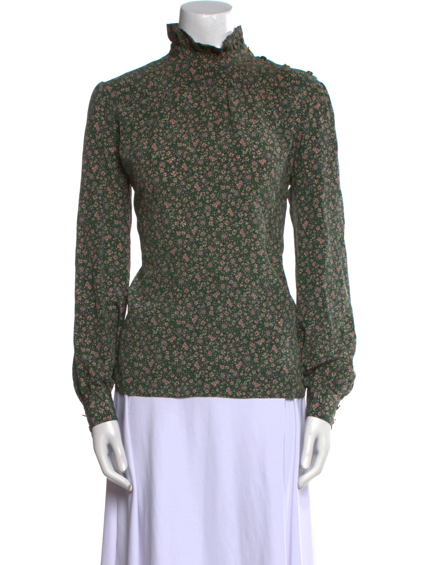 Celine Silk Printed Blouse