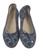 Celine Triomphe Denim Flats