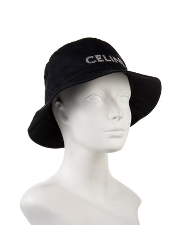 Celine Studded Logo Bucket Hat