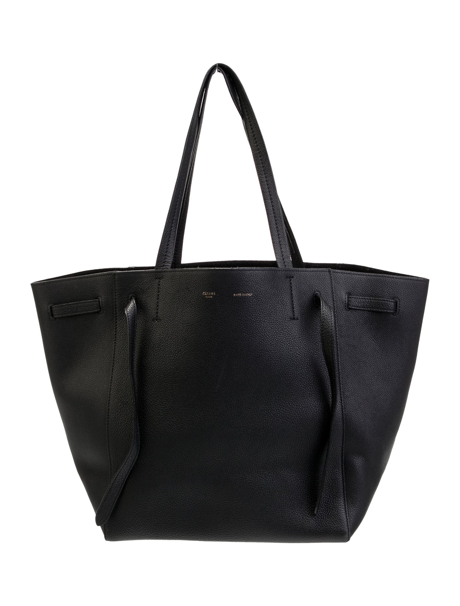 Celine Leather Cabas Phantom w/Belt Medium