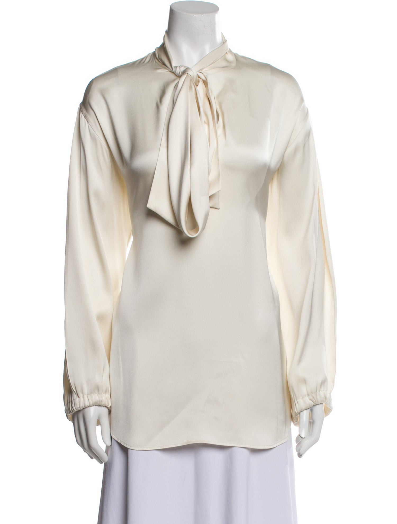 Celine Silk V-Neck Blouse