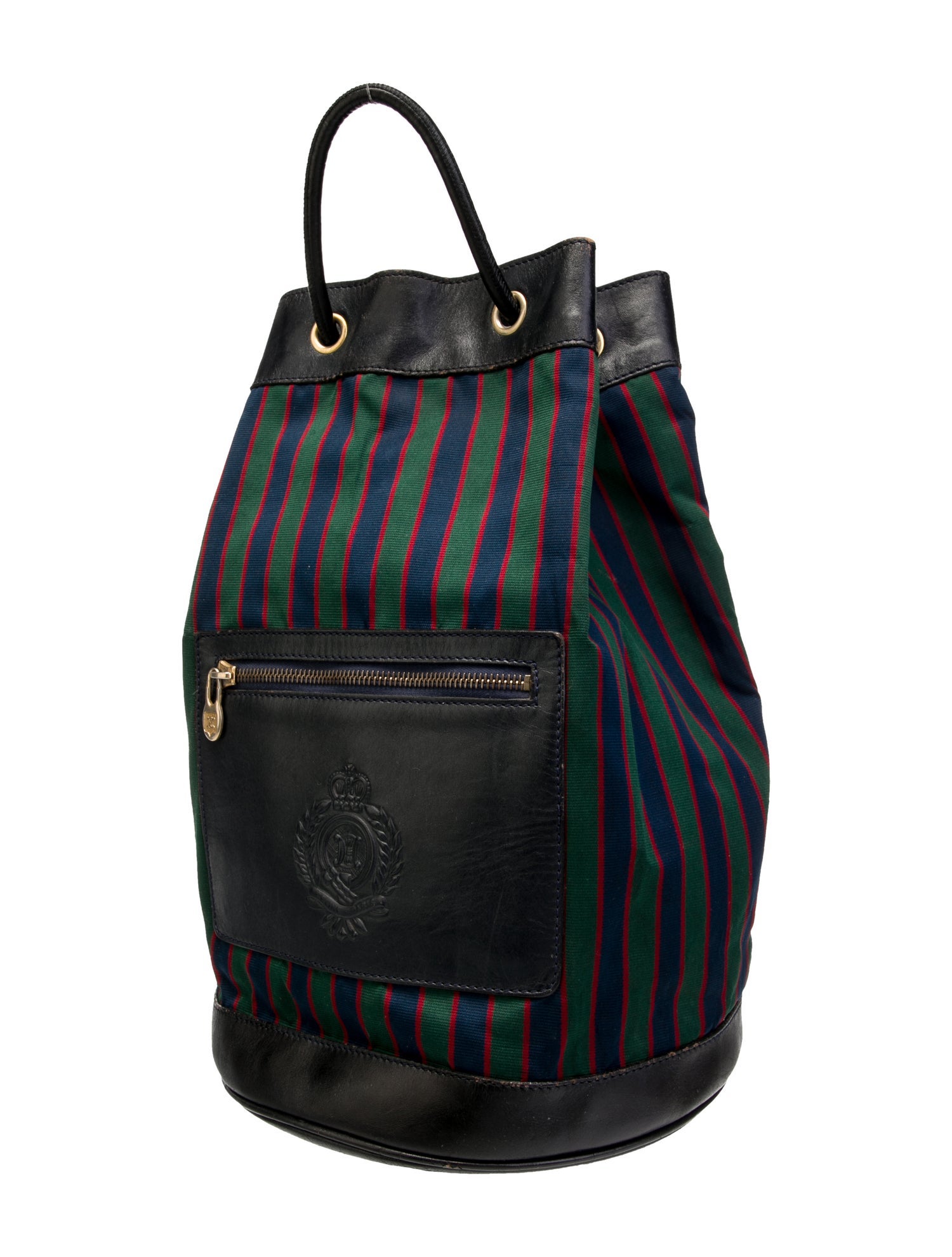 Celine Canvas Bucket Bag Vintage