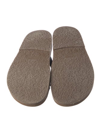 Celine Leather Studded Accents Slides