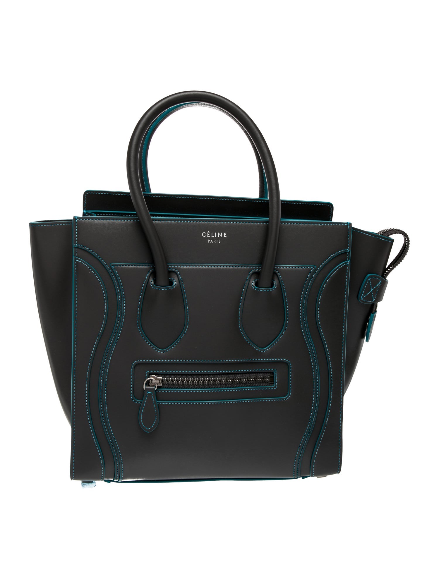 Celine Leather Luggage Micro