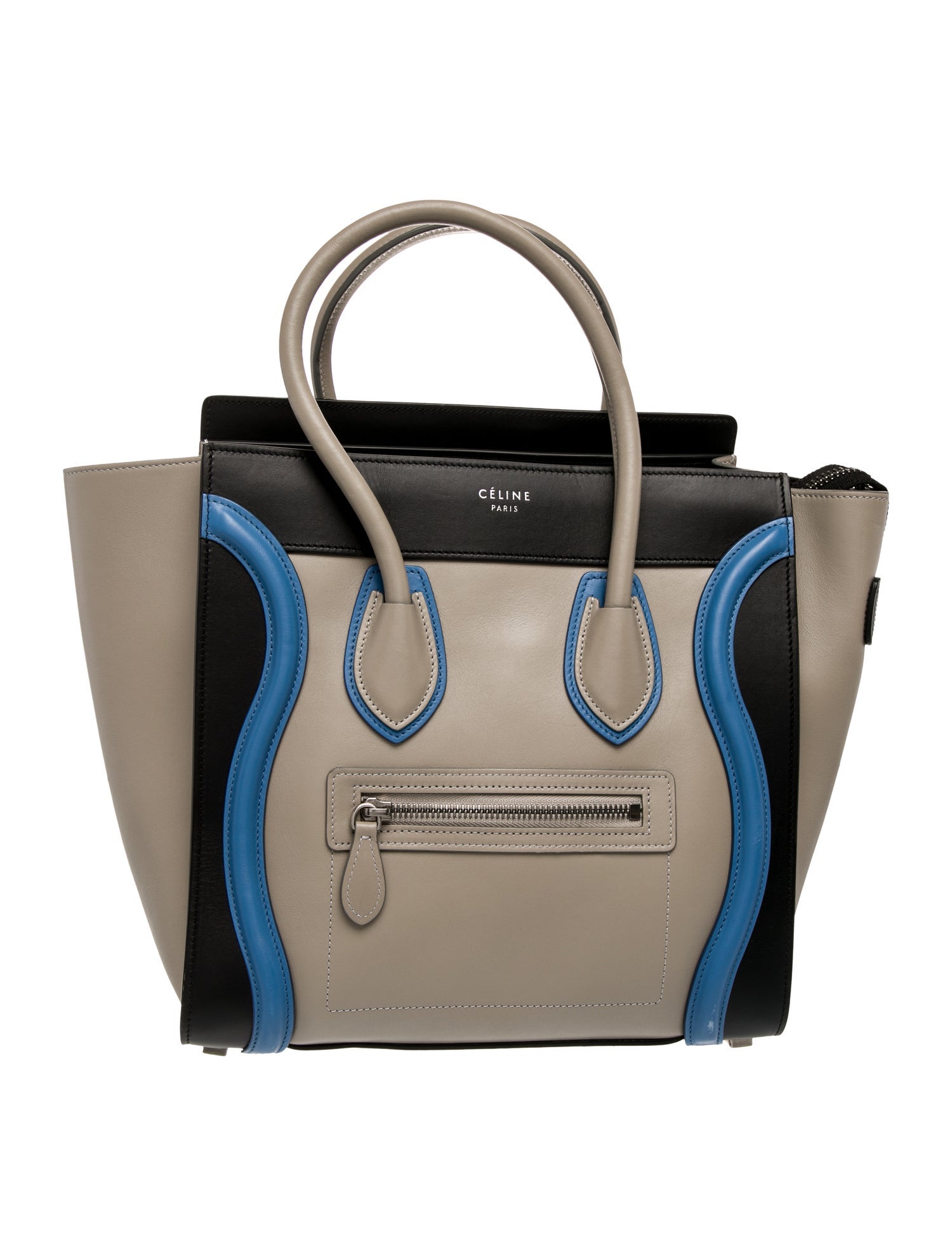 Celine Leather Luggage Micro