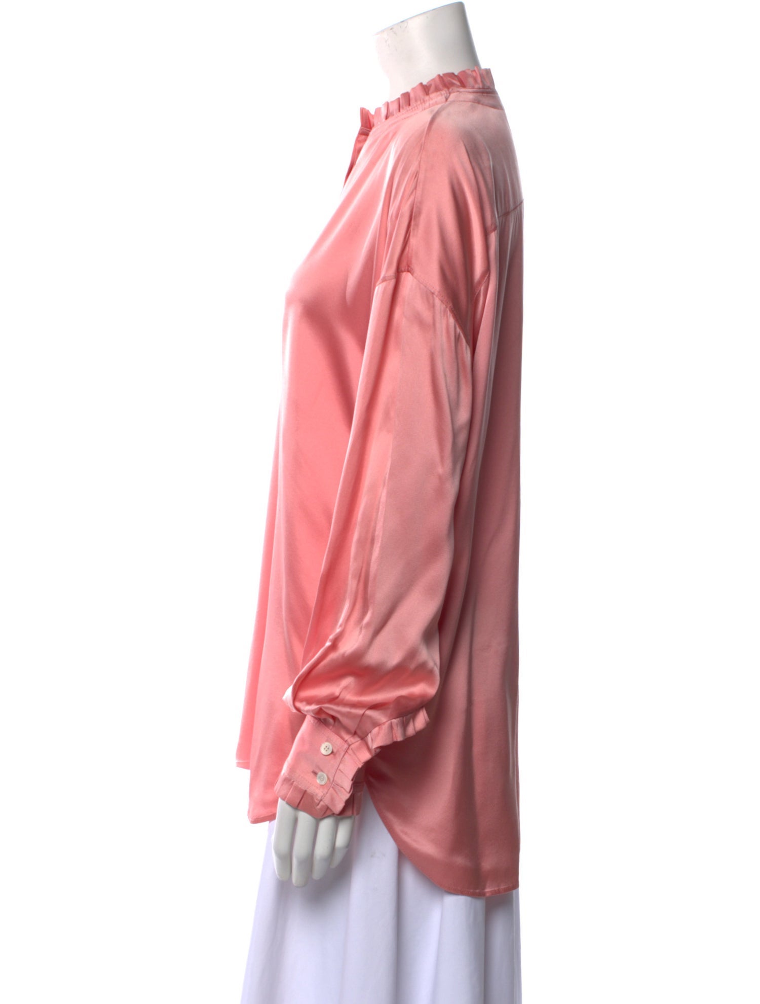 Celine Long Sleeve Silk Blouse