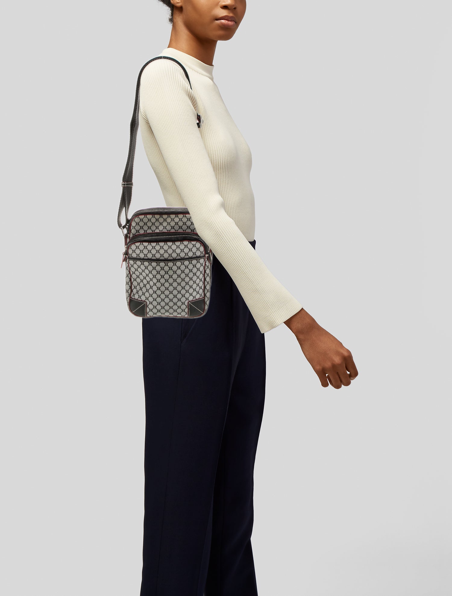 Celine Triomphe Messenger Bag Vintage