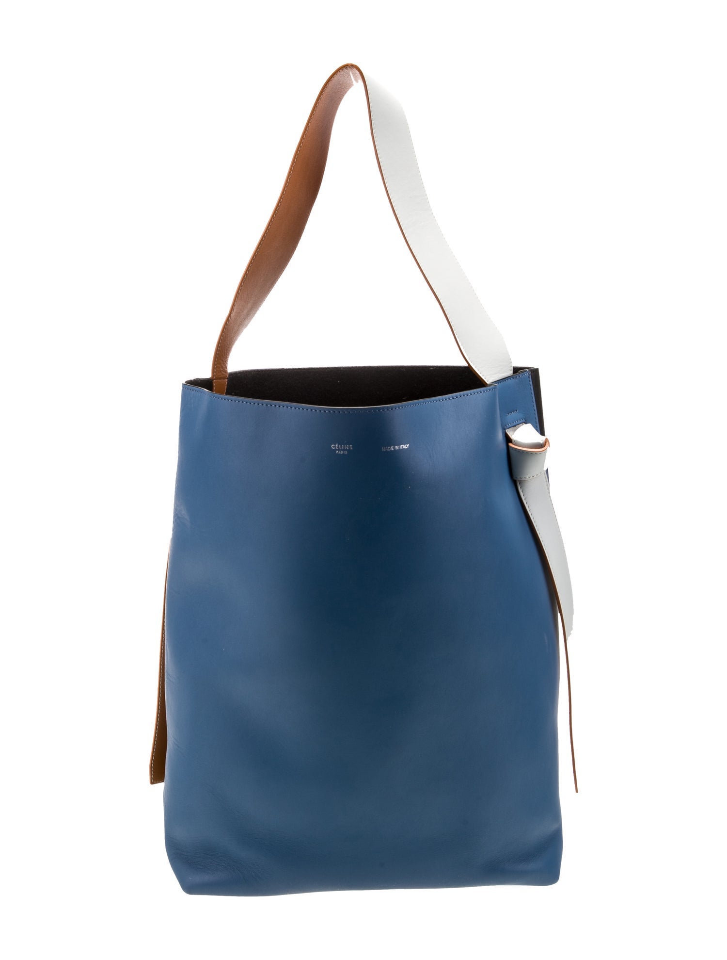 Celine Leather Twisted Cabas