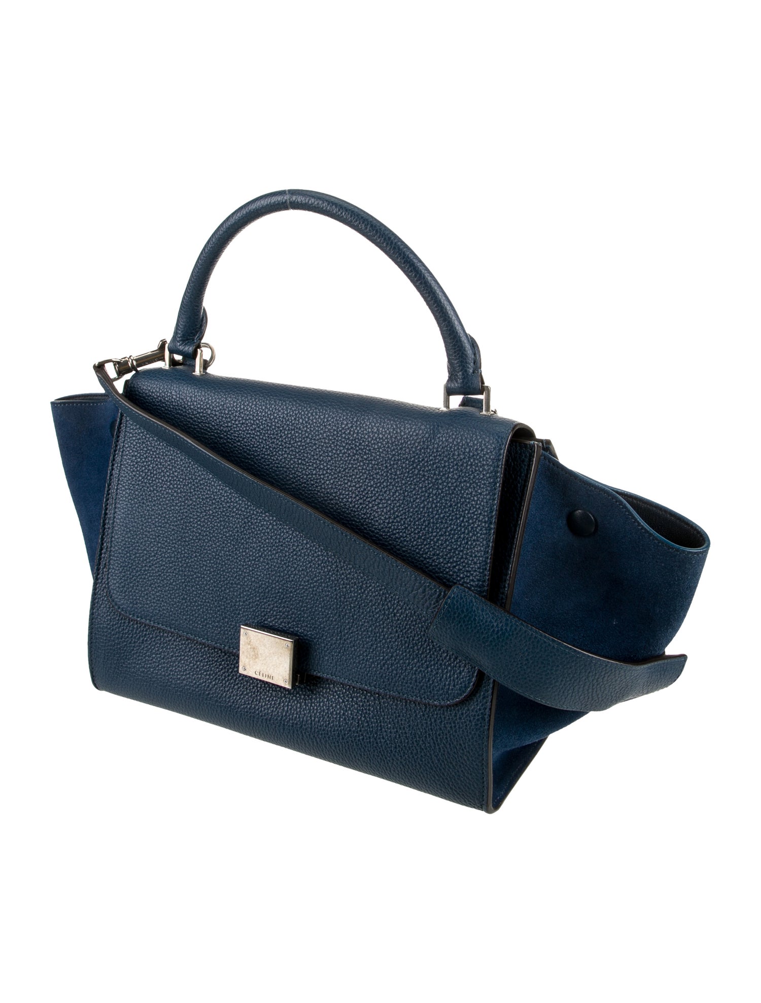 Celine Leather Trapeze Mini