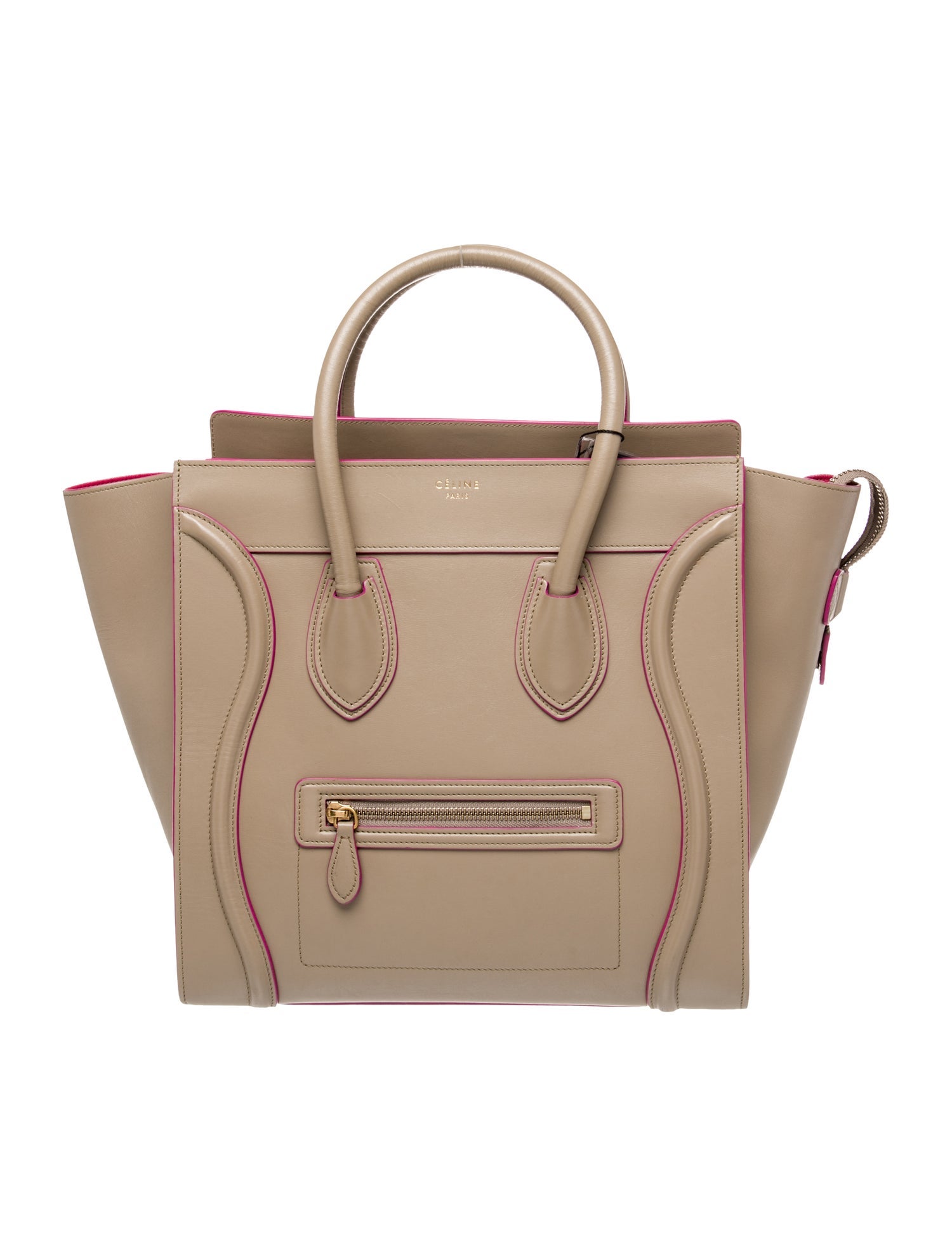 Celine Leather Luggage Mini