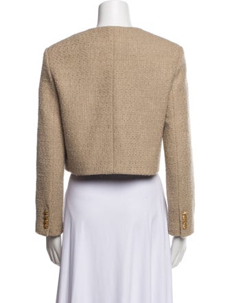 Celine Wool Tweed Pattern Evening Jacket