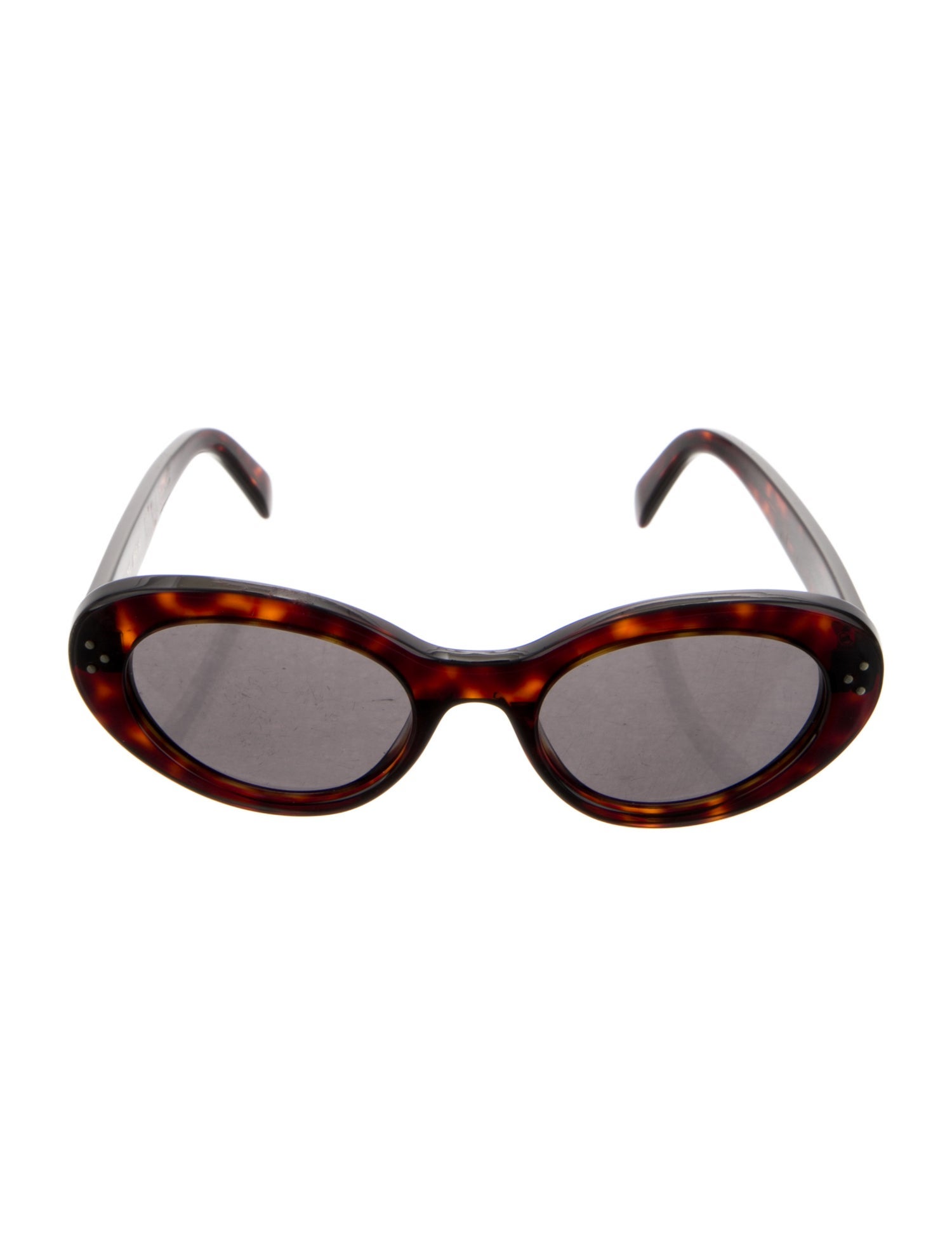 Celine Round Tinted Sunglasses