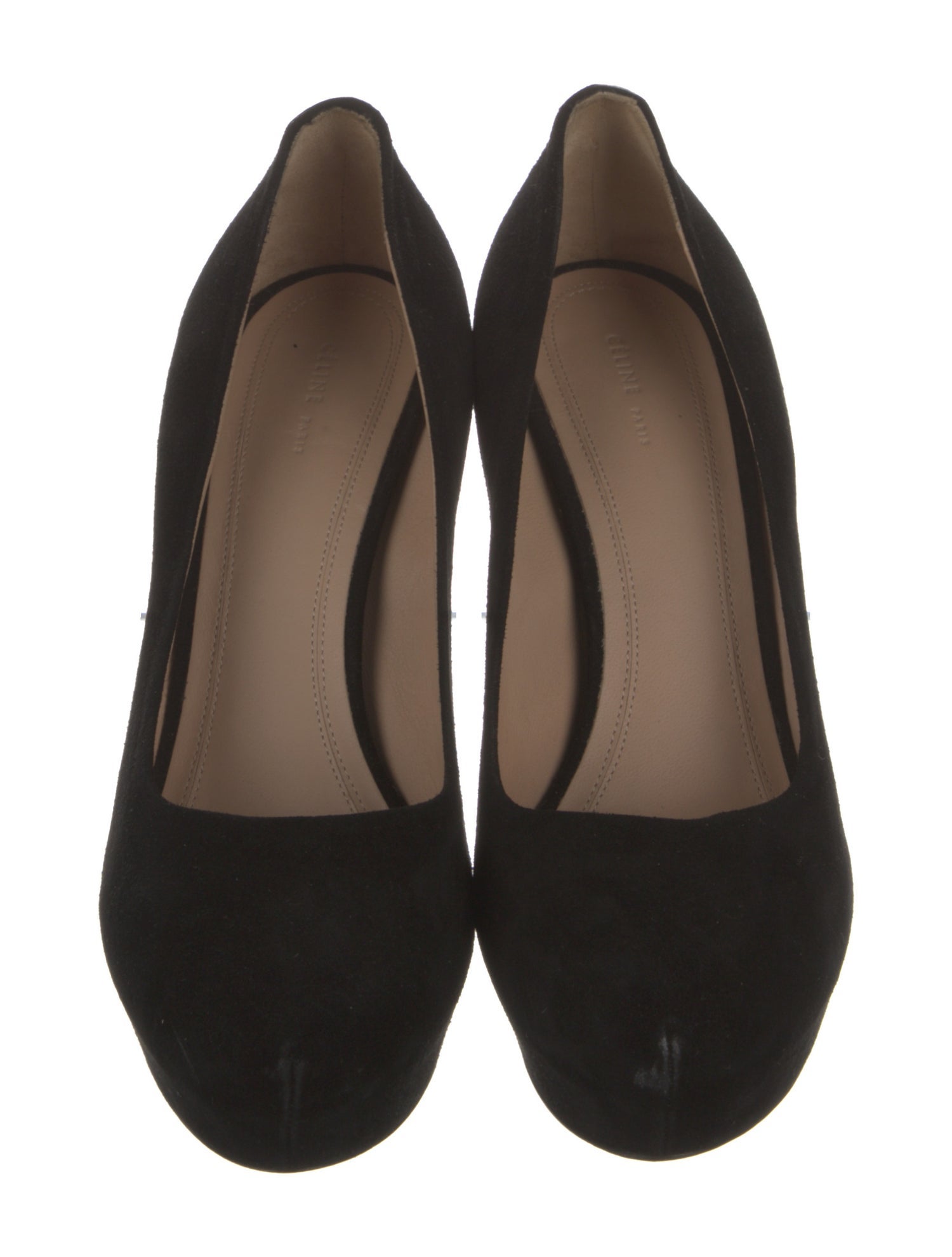 Celine Suede Pumps