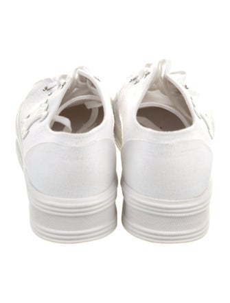 Celine Signature Logo Canvas Sneakers