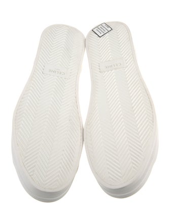 Celine Signature Logo Canvas Sneakers