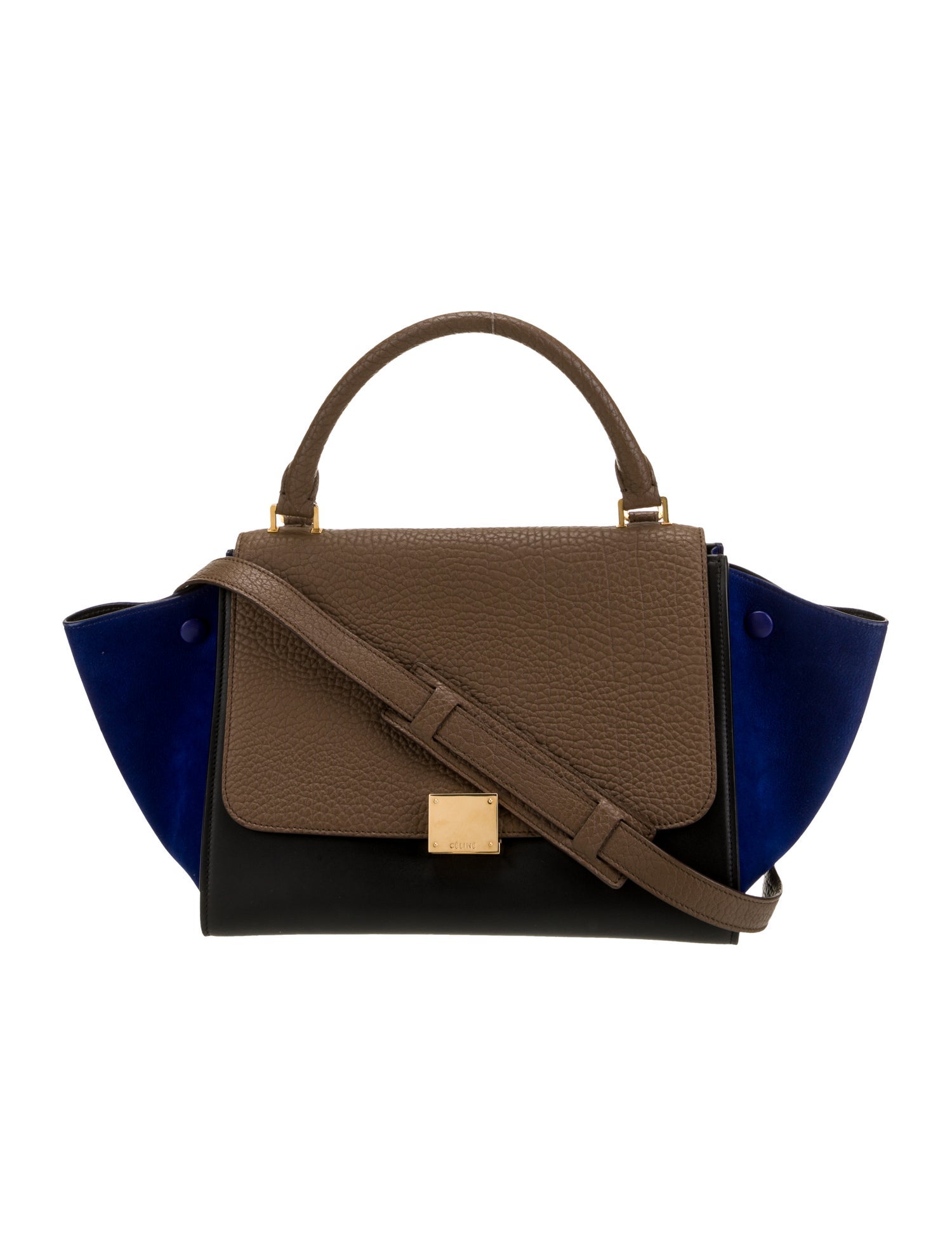 Celine Leather Trapeze Small