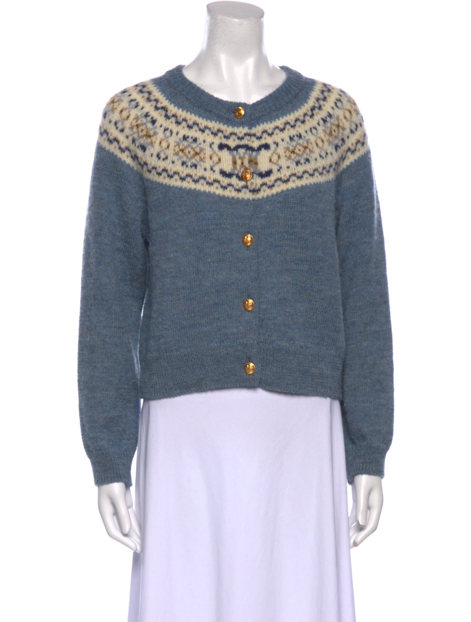 Celine Wool Printed Sweater