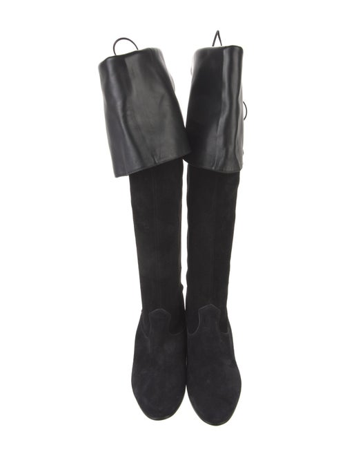 Celine Suede Tassel Accents Boots
