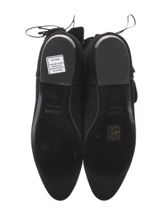 Celine Suede Tassel Accents Boots