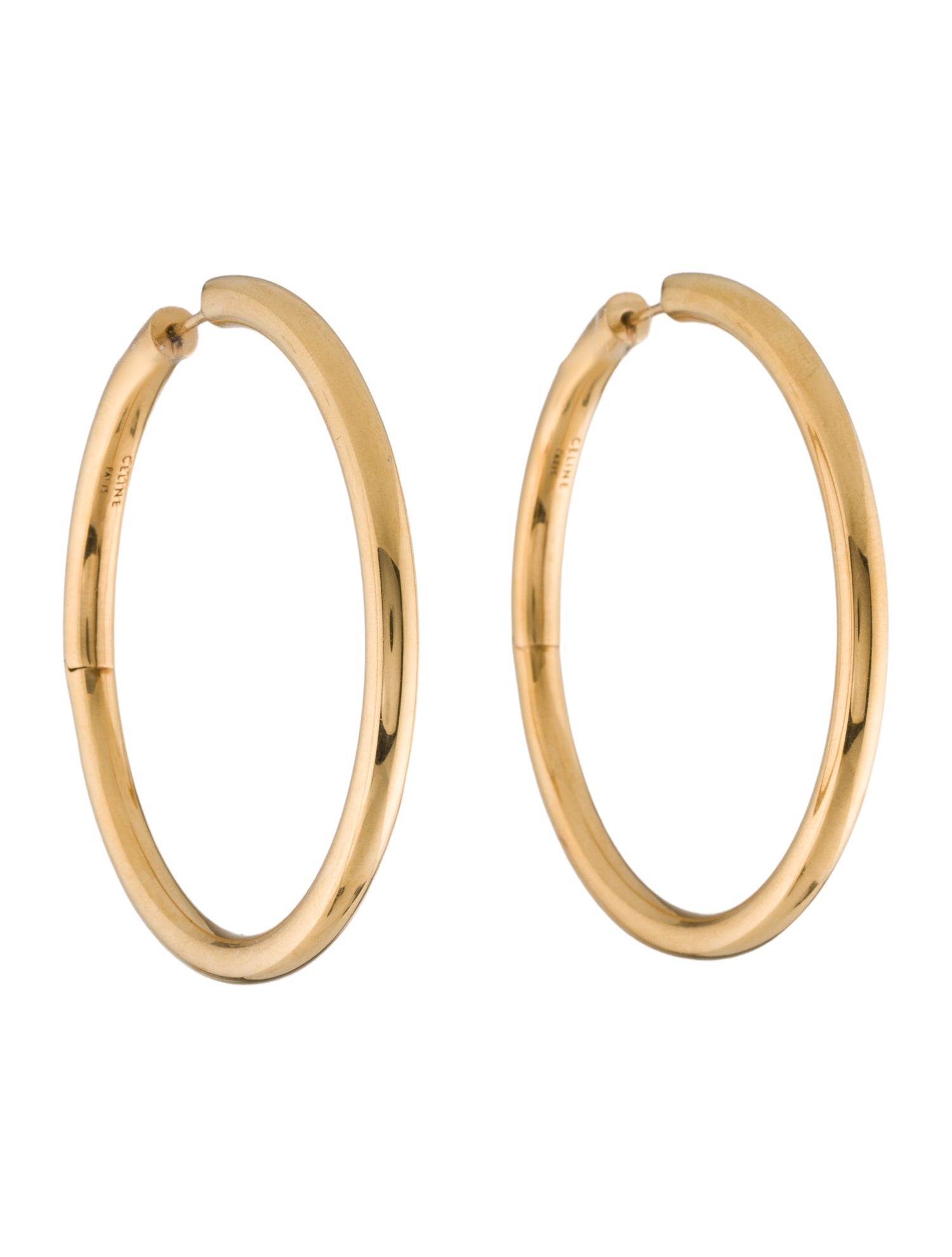 Celine Hinge Hoop Earrings