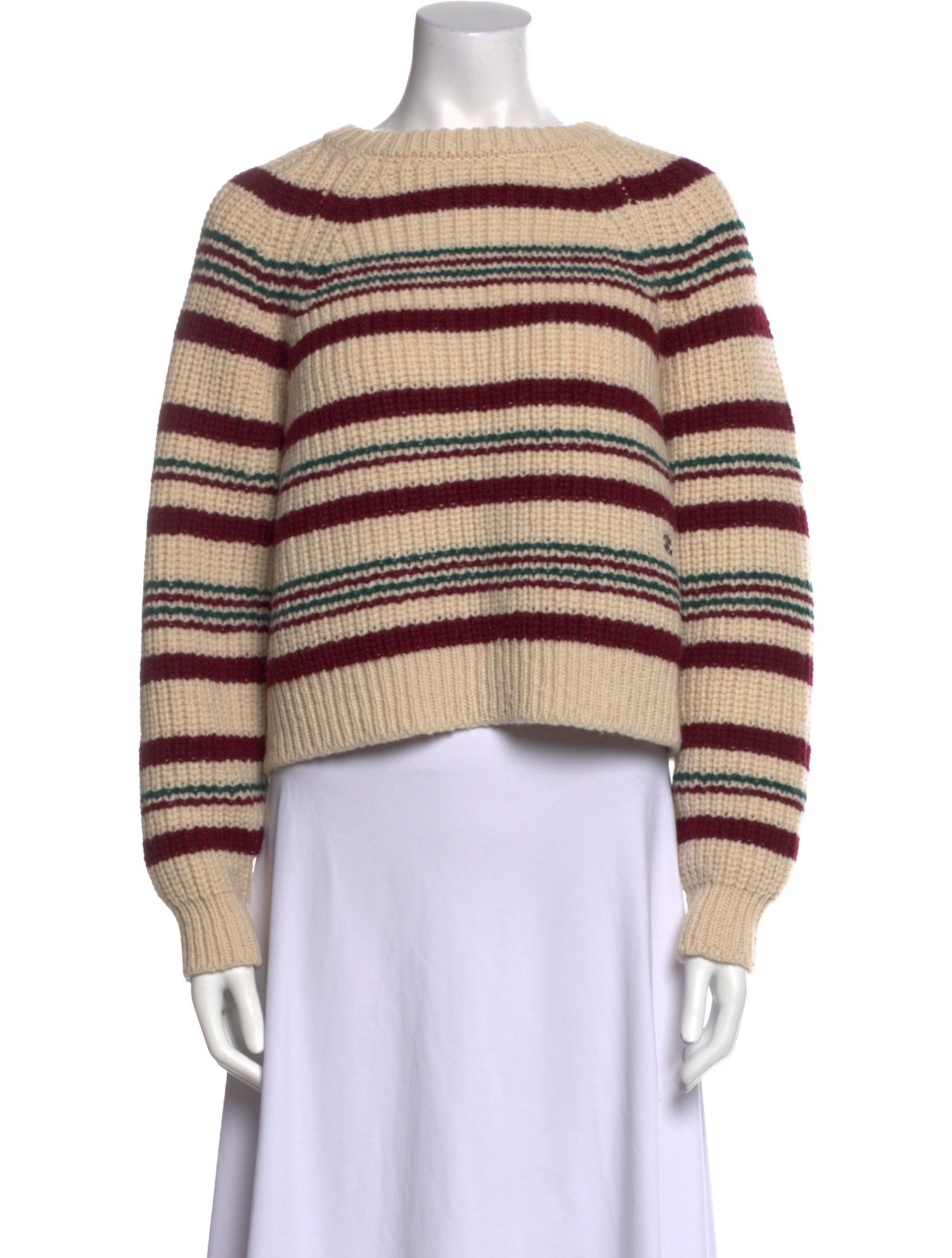 Celine Wool Striped Sweater