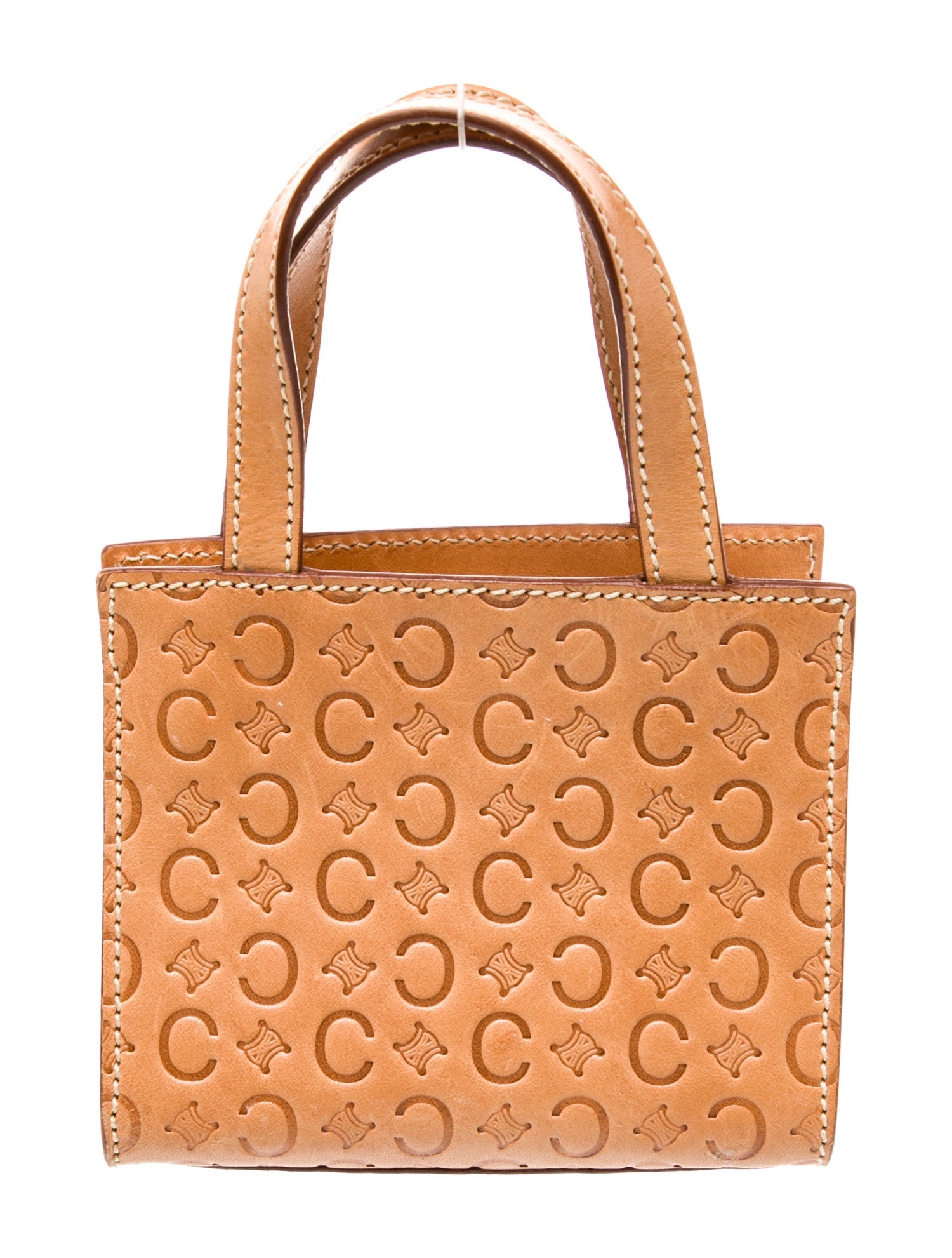 Celine Monogram Top Handle Bag Vintage