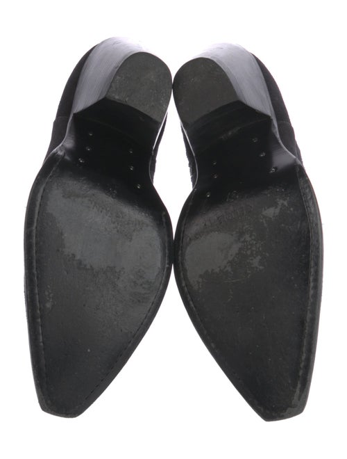 Celine Suede Studded Accents Western Boots