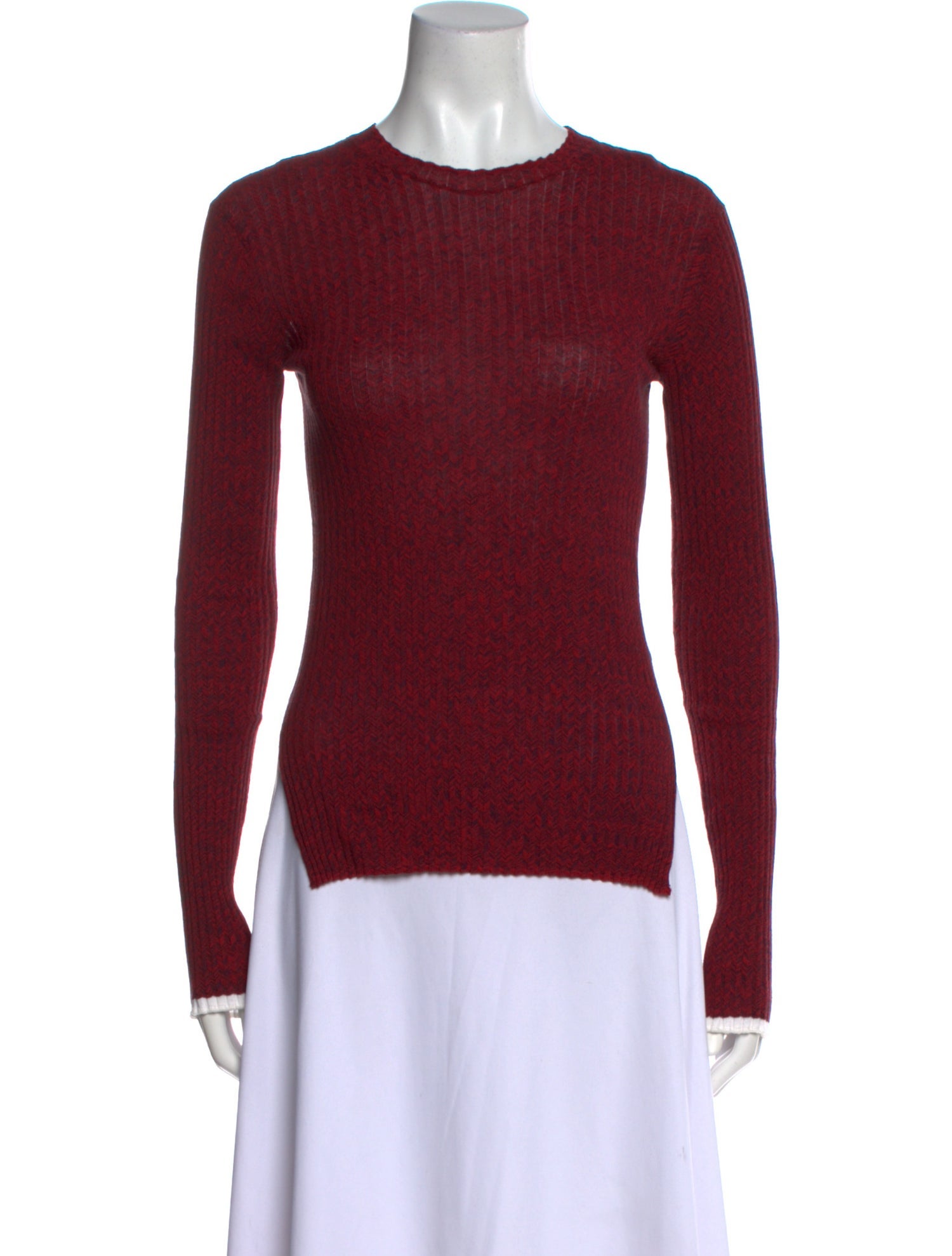 Celine Crew Neck Long Sleeve Top