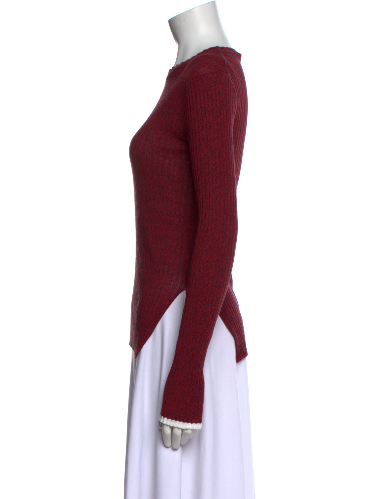 Celine Crew Neck Long Sleeve Top