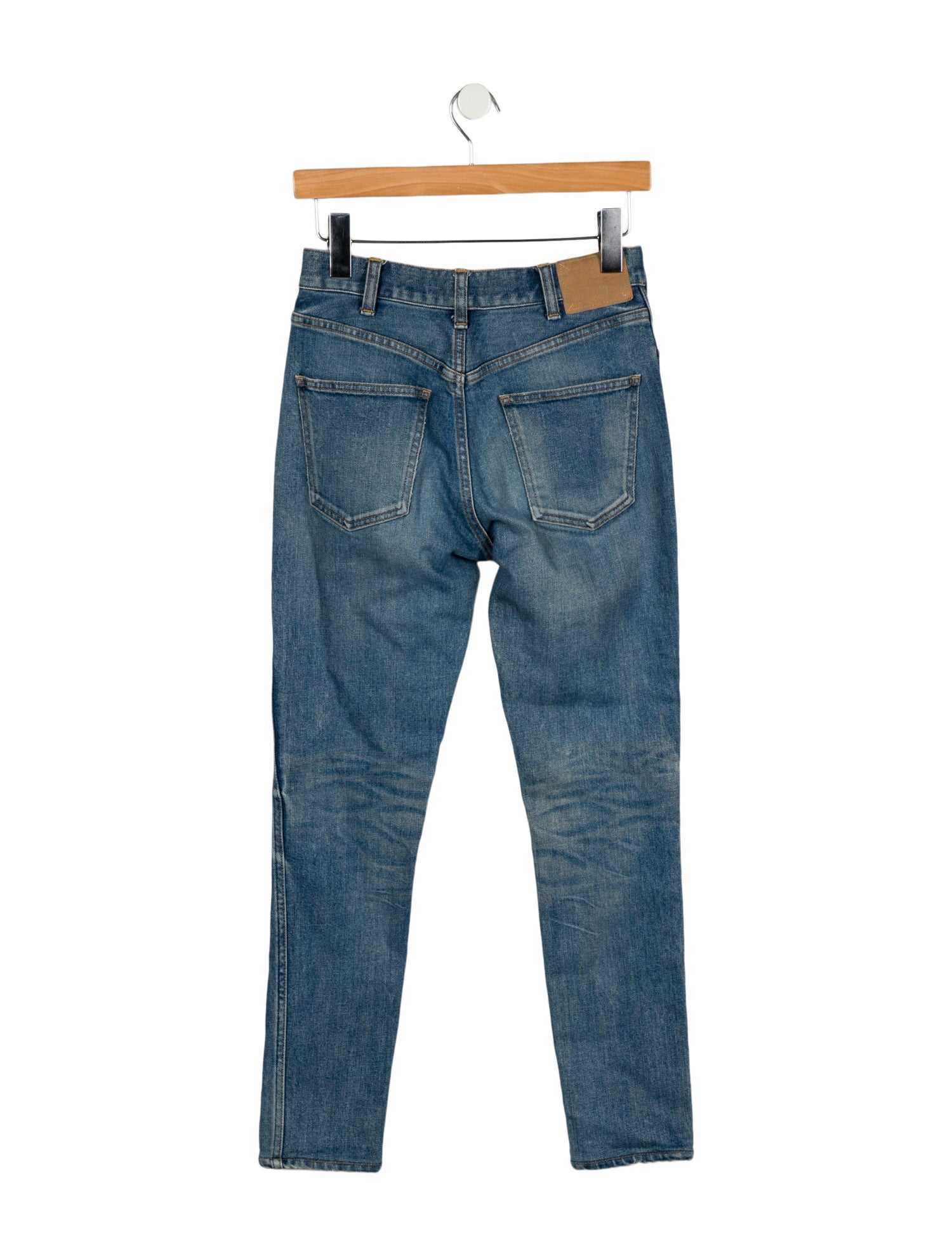 Celine Mid-Rise Skinny Leg Jeans