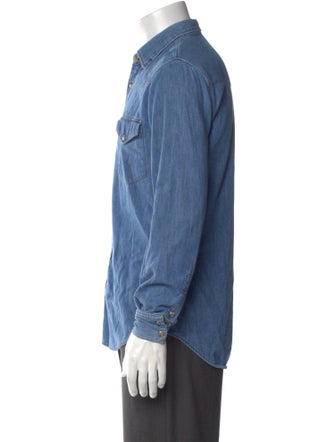 Celine Long Sleeve Denim Shirt