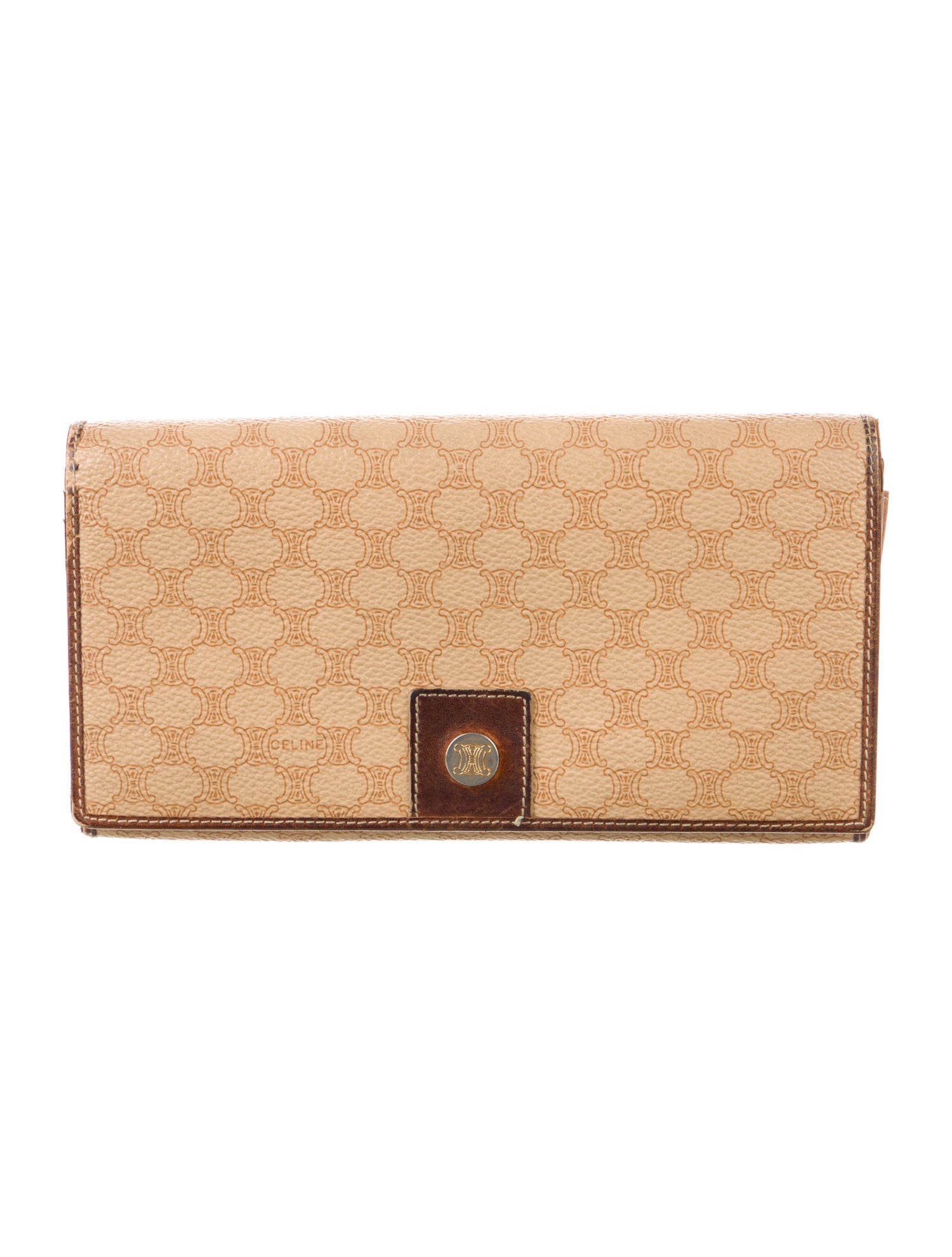 Celine Leather Trifold Wallet