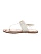 Celine Leather T-Strap Sandals