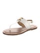 Celine Leather T-Strap Sandals