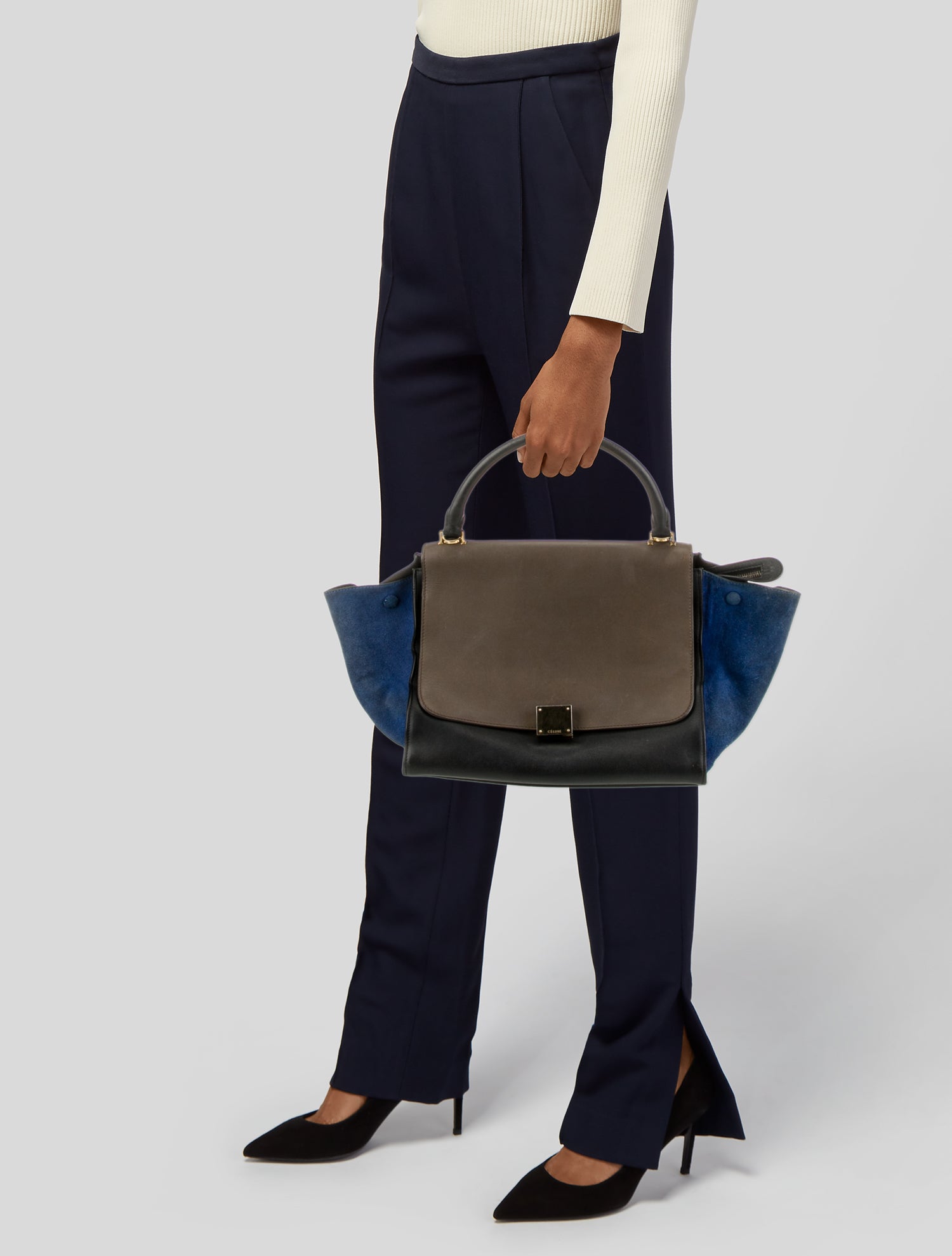 Celine Signature Trapeze Medium