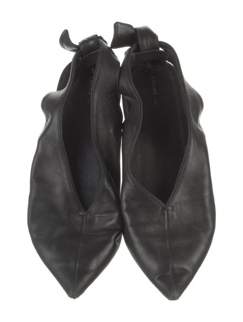 Celine Leather Slingback Flats