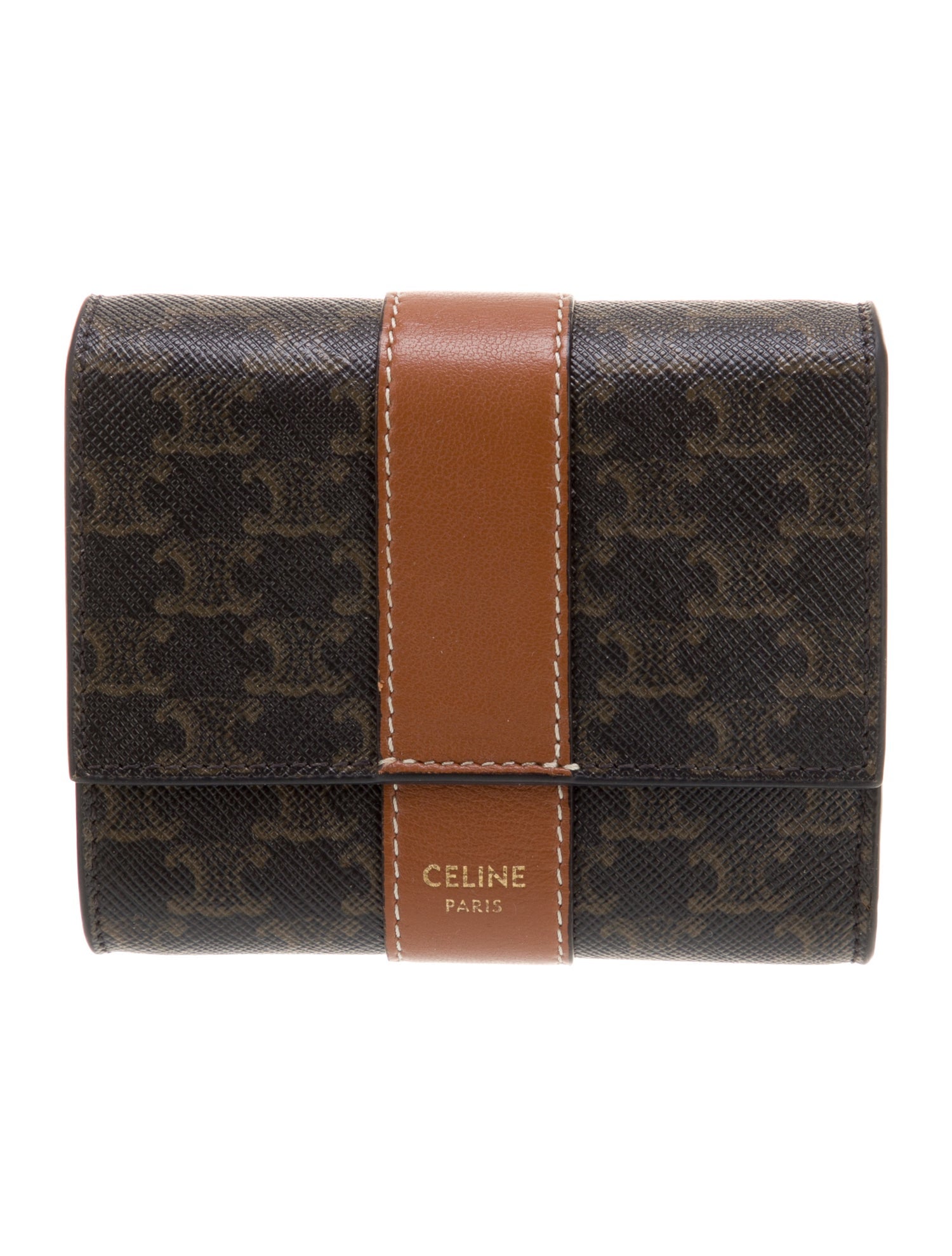 Celine 2020 Triomphe Compact Wallet