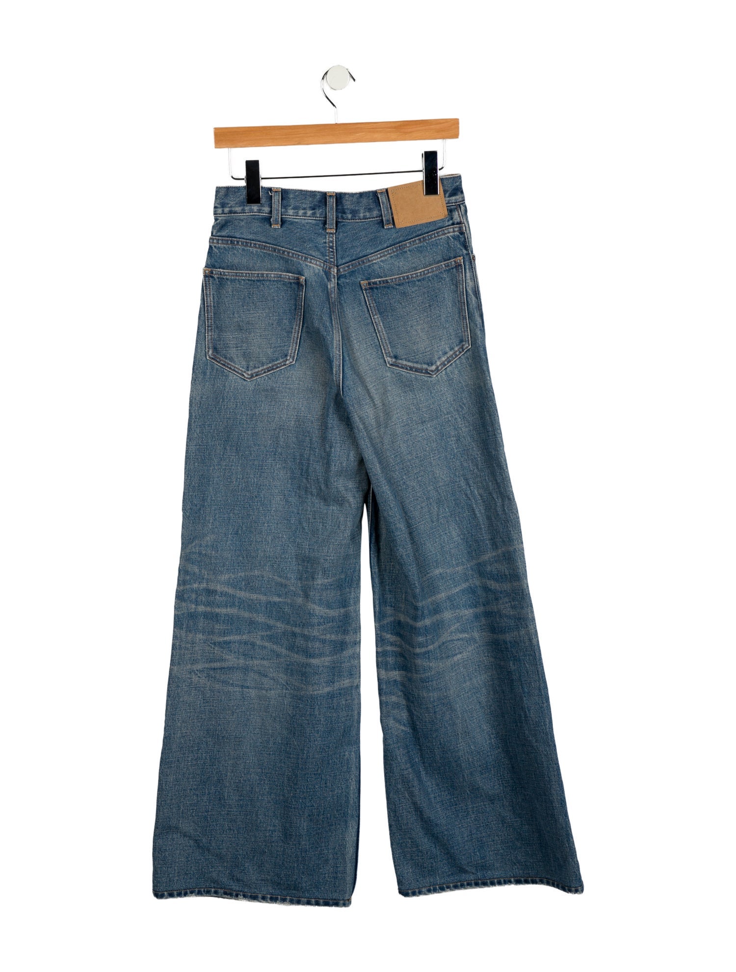 Celine High-Rise Wide Leg Jeans