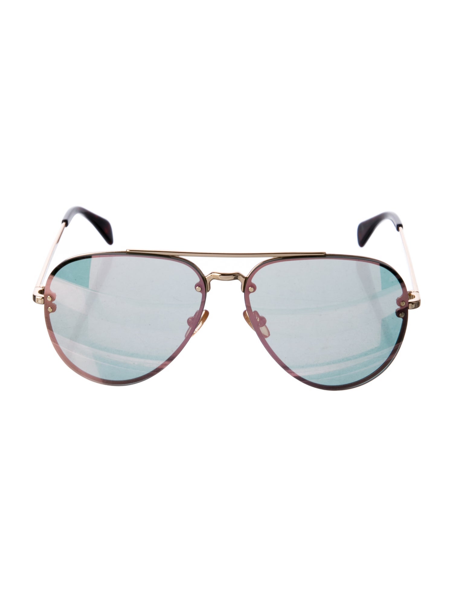 Celine Aviator Mirrored Sunglasses