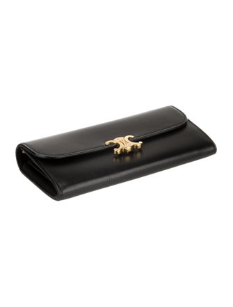 Celine 2022 Triomphe Continental Wallet