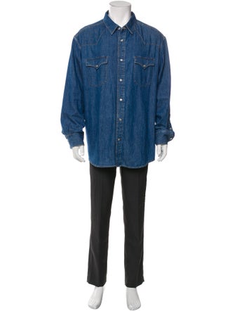 Celine Long Sleeve Denim Shirt