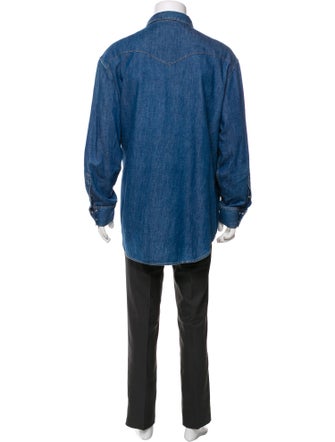 Celine Long Sleeve Denim Shirt