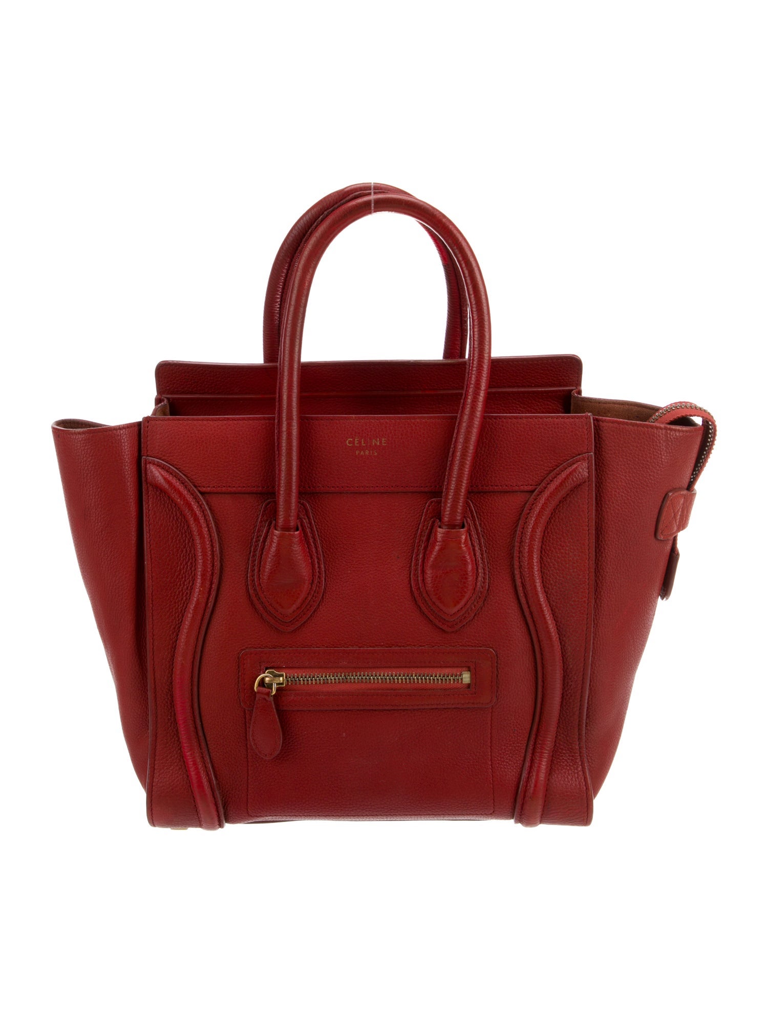 Celine Leather Luggage Micro