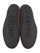 Celine Suede Embroidered Accent Loafers