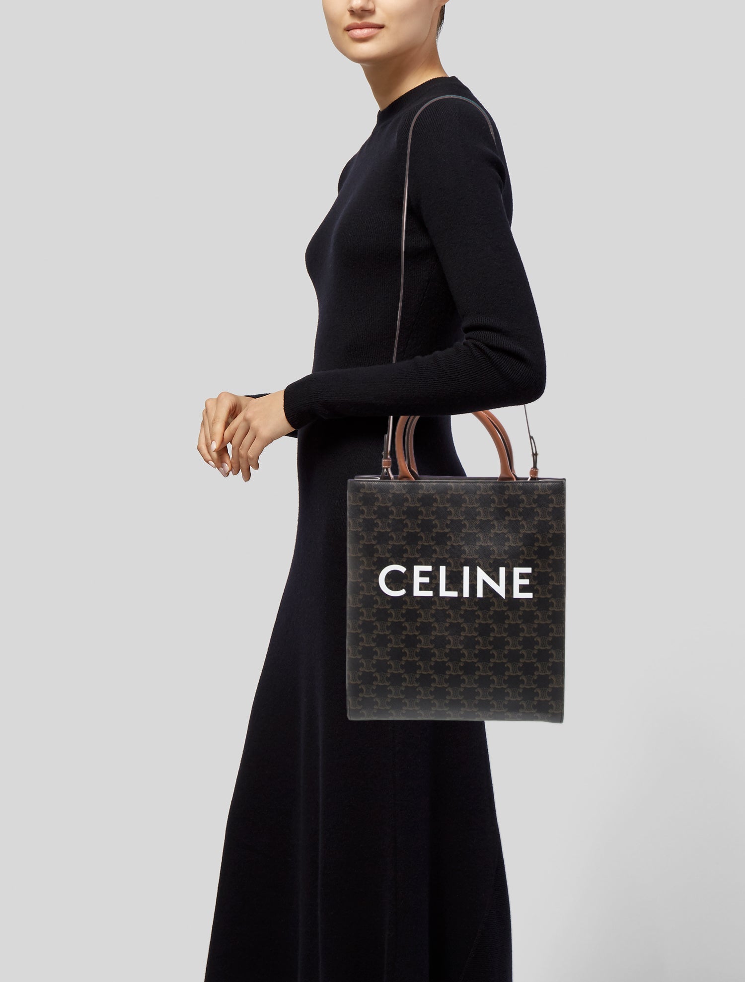 Celine Triomphe Vertical Cabas Small w/ Tags