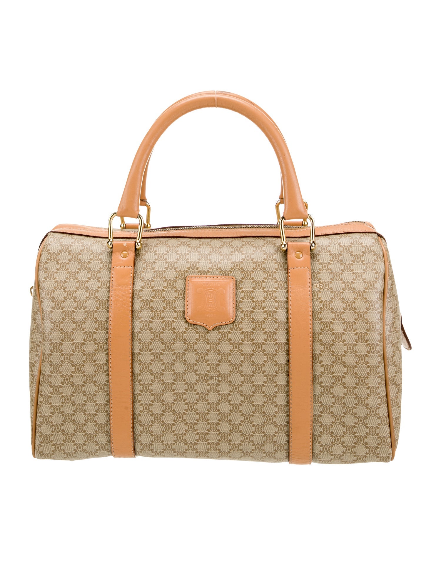 Celine Macadam Top Handle Bag Vintage